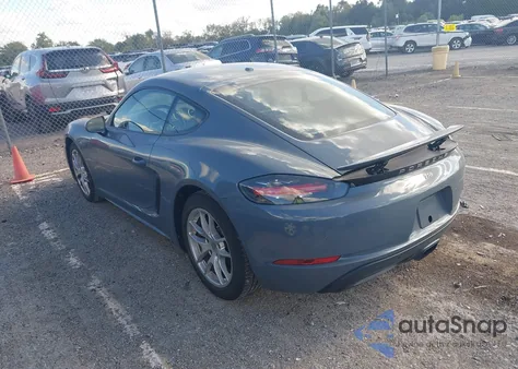 2017 Porsche 718 Cayman из США, поврежденный, VIN WP0AA2A8XHS270855